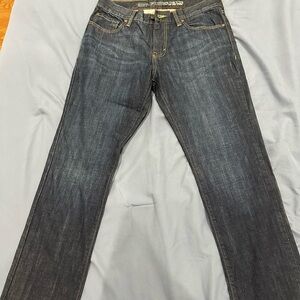 Old Navy Men's Dark Blue Straight Jeans